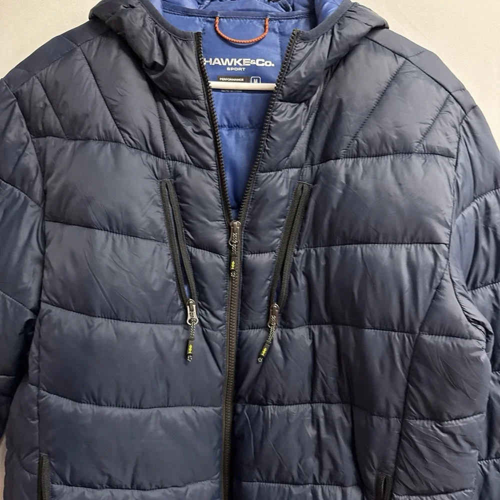 Hawke & Co Dark Blue Men's Quilted‎ Jacket Sz M